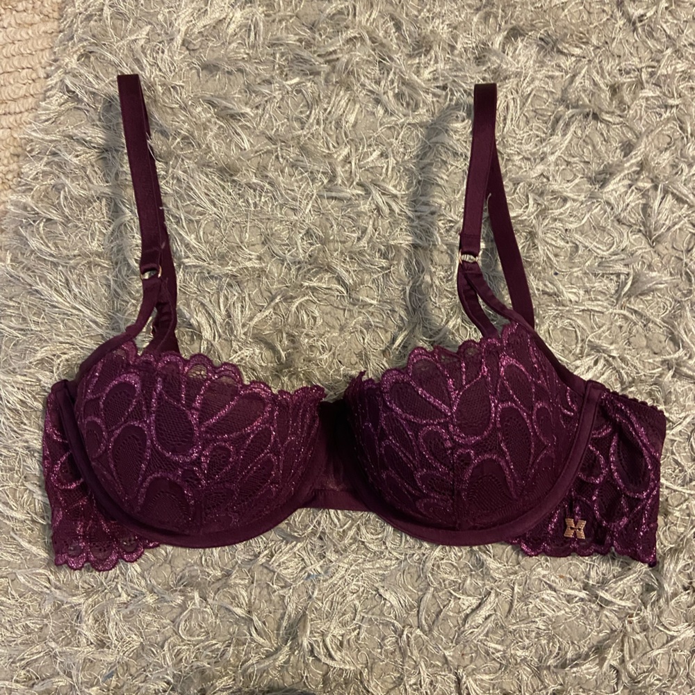 Fenty Purple Lace Bra 36D